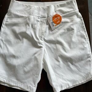 Puma White Athletic Shorts for Active Comfort